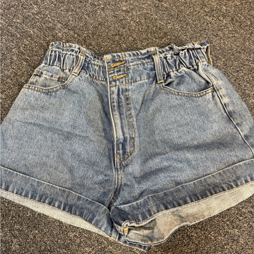 Forever 21 Light Blue Jean Shorts